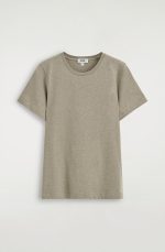 Round-Neck T-Shirt Beige - Image 4