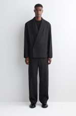 Wool Tapered Trousers