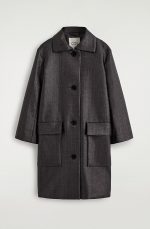 Single-Breasted Coat Black - Image 4
