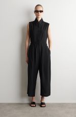 Collared Jumpsuit Black