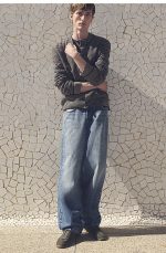 Wool Round-Neck Cardigan - Image 2