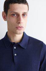 Knitted Slim Polo - Image 3
