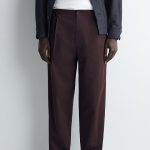 Straight Pants Brown