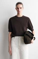 Knitted T-Shirt Brown