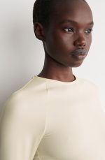 Round-Neck Top Beige - Image 3