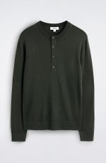 Merino Slim Shirt Green - Image 4