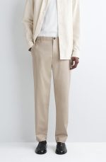 Slim Pants Beige - Image 2