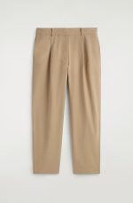 Pleated Trousers Beige - Image 4