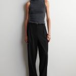 Wool Pleated Trousers
