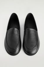 Leather Loafers Black