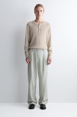 Linen Wide-Leg Pants