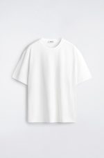 Round-Neck T-Shirt White - Image 4