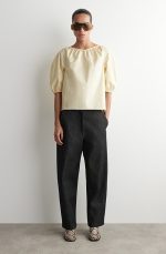 V-Neck Top Cream - Image 2