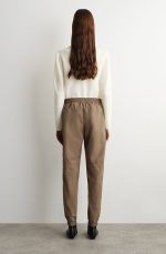 Barrel Trousers Beige - Image 2