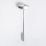 Pebble Pattern Tie Clip Silver