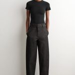 Denim Wide-Leg Jeans Black