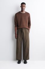 Drawstring Pants Brown