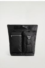 Nylon Backpack Black
