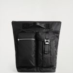 Nylon Backpack Black