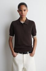 Knitted Polo Brown