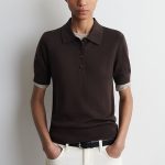 Knitted Polo Brown
