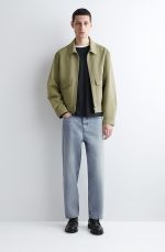 Collared Jacket Khaki - Image 2