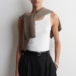 Cotton Slim Vest White