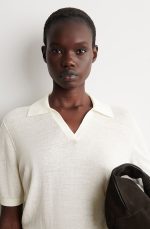 Linen Polo Cream - Image 3