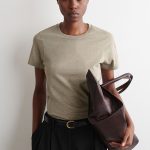 Round-Neck T-Shirt Beige