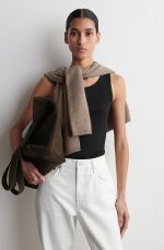 Cotton Slim Vest Black