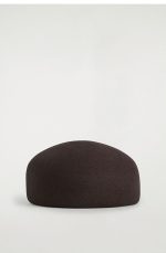Wool Beret Brown - Image 4