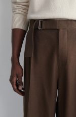 Wide-Leg Trousers Brown - Image 3