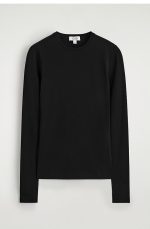Cotton Slim Top Black - Image 4