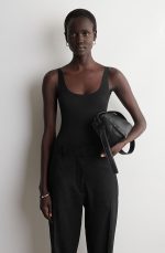 Knitted Slim Jumpsuit Black