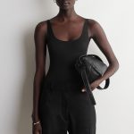 Knitted Slim Jumpsuit Black