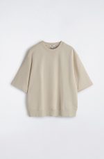 Round-Neck Shirt Beige - Image 4