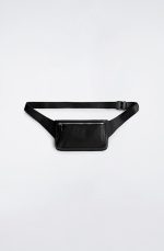Unisex Brunswick Leather Waist Bag Black
