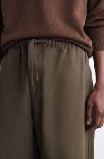 Drawstring Pants Brown - Image 3