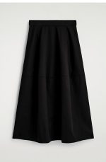 Cotton Skirt Black - Image 4