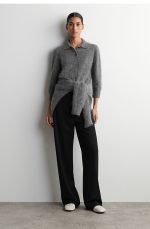 Polo-Collar Regular Sweater