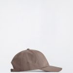 Washed Texture Baseball Cap Brown