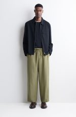 Drawstring Trousers Khaki