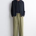 Drawstring Trousers Khaki
