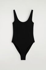 Knitted Slim Jumpsuit Black - Image 4