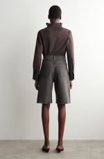 Denim Shorts Brown - Image 2