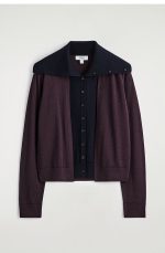 Merino Cardigan Navy - Image 4