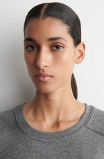 Round-Neck Top Gray - Image 3