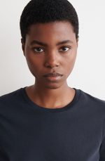 Round-Neck T-Shirt Navy - Image 3