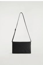 Zippered Crossbody Bag Black - Image 3