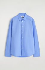 Cotton Shirt Blue - Image 4